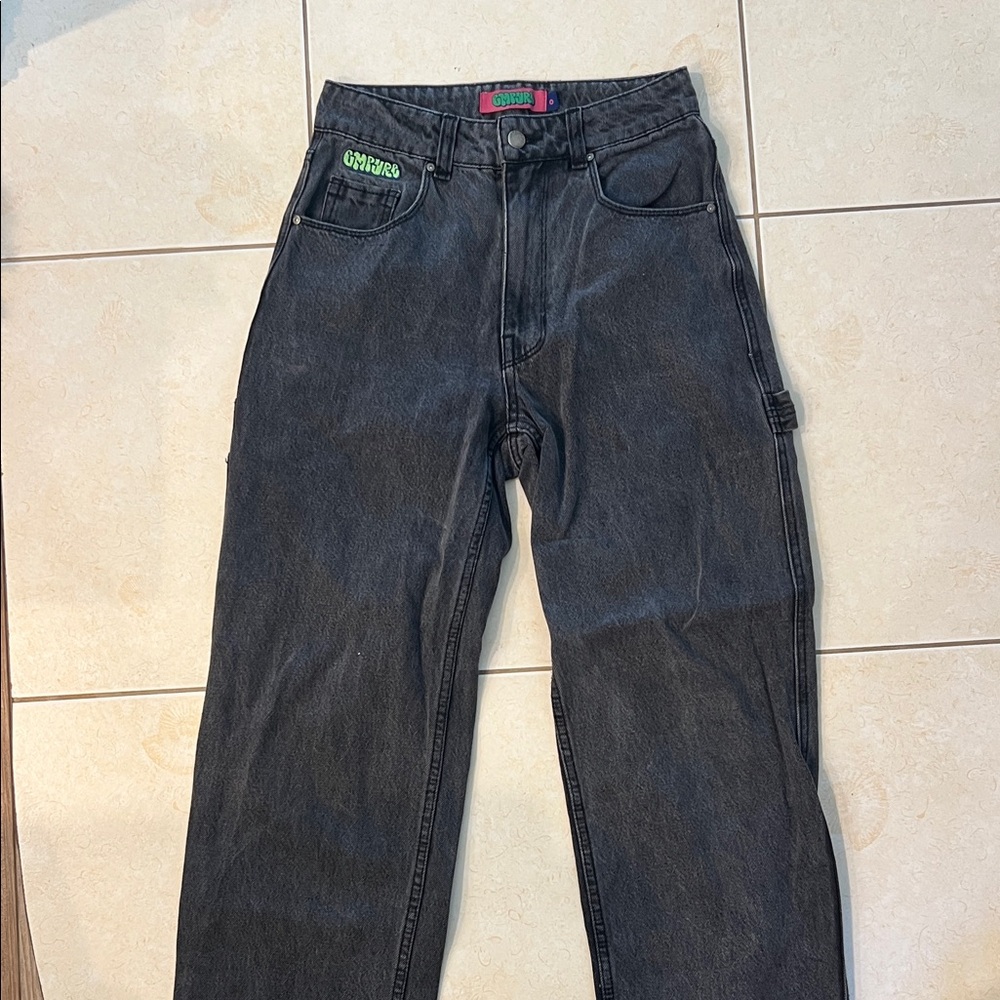 Empyre Dark Gray Relaxed Carpenter Jeans
